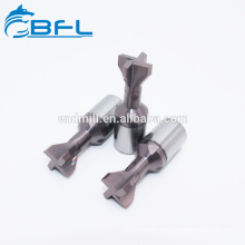 BFL Tungsten Carbide CNC Dovetail Milling Cutters For Metal Processing